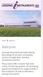 Mobile Screenshot of lenzing-instruments.com